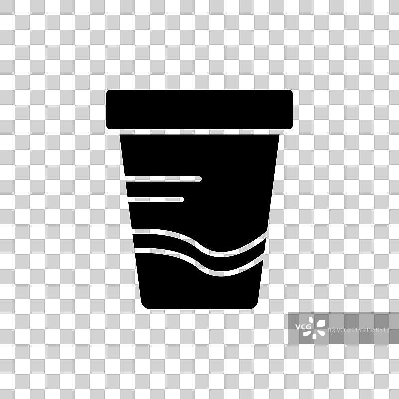 尿液检测线条图标，背景为白色图片素材