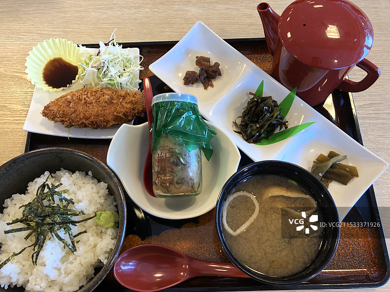 日本岩手县宫古市特色生鳕鱼料理图片素材