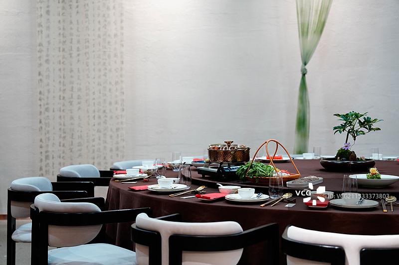 高档私房菜包间图片素材