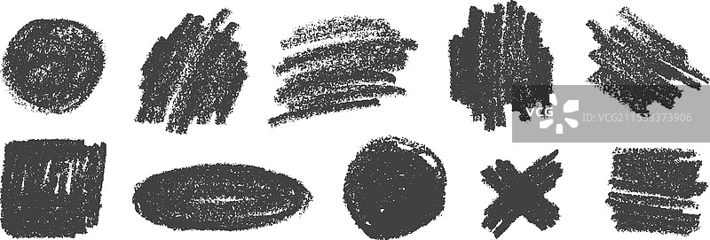 铅笔灰色涂鸦集 粉笔涂写图片素材