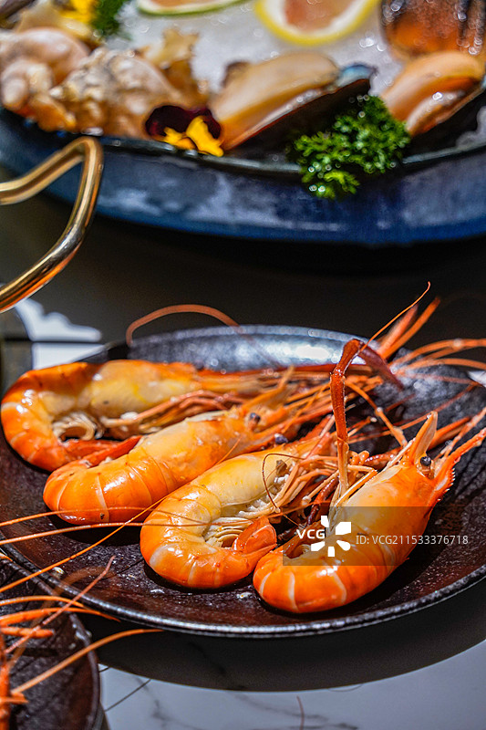 罗氏虾火锅图片素材