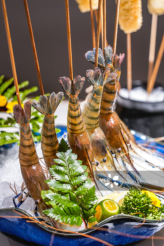 罗氏虾火锅图片素材