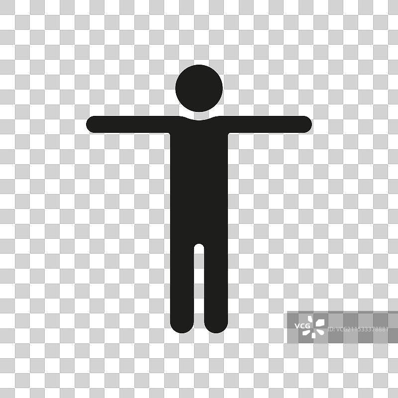 人体轮廓图标 健康与保健图片素材