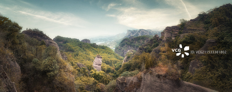 醉美连城冠豸山图片素材
