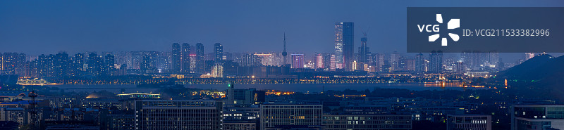 徐州市中心区全景图片素材