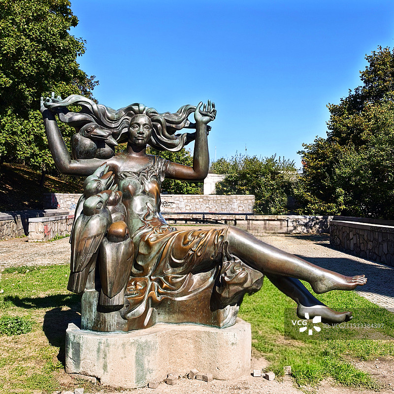 斯洛伐克四角城堡雕塑图片素材