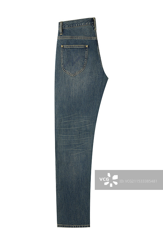 牛仔裤侧面图片素材