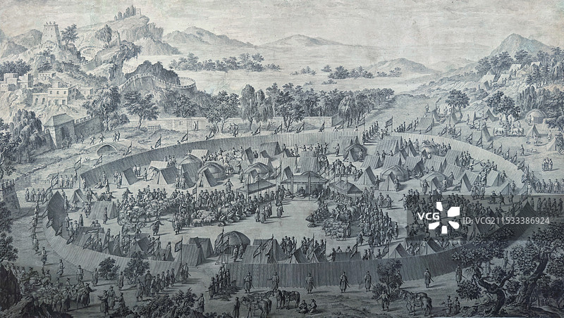 平定准部回部战图图片素材