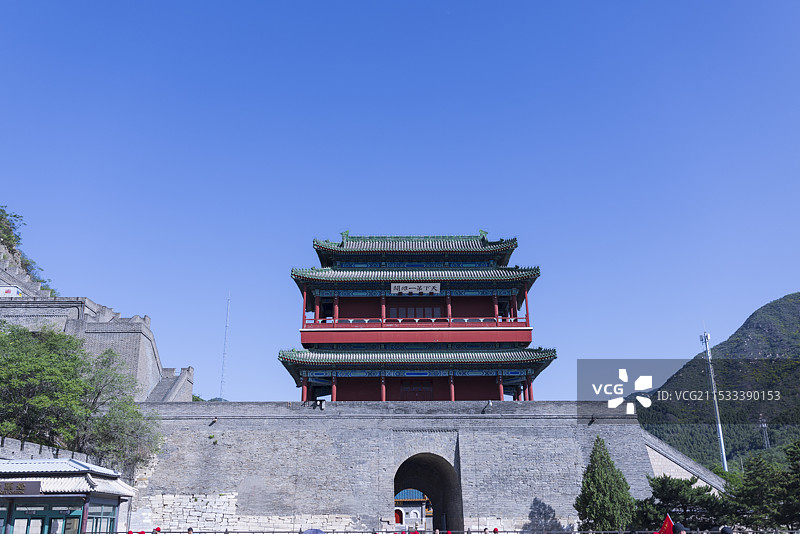 居庸关长城城门楼图片素材