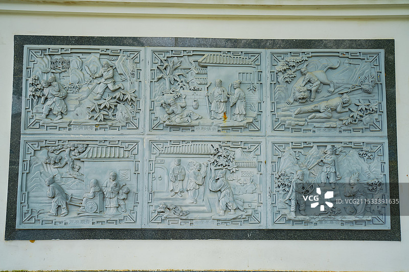 中国广东省东莞市谢岗镇，谢岗村，八卦吉村，东莞版“吴哥窟”图片素材