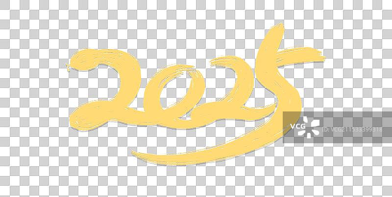 数字2025新年元旦春节字体设计图片素材