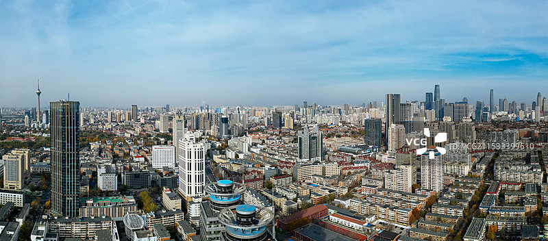 天津市 和平区 民园广场 庆王府 五大道 津湾广场图片素材