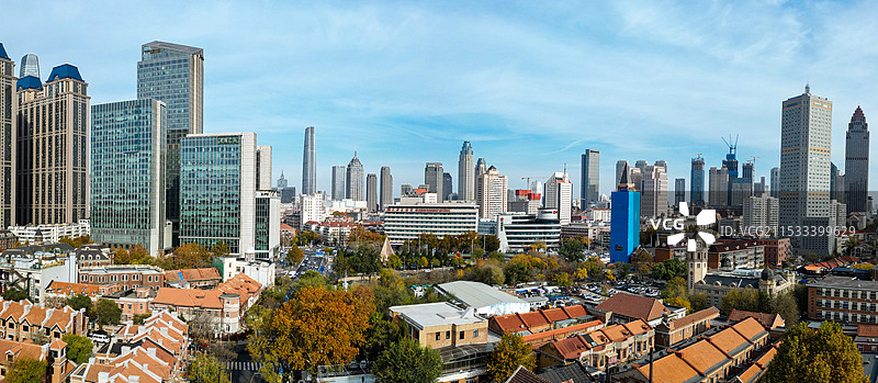 天津市 和平区 民园广场 庆王府 五大道 津湾广场图片素材