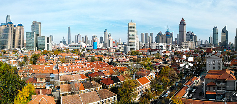 天津市 和平区 民园广场 庆王府 五大道 津湾广场图片素材