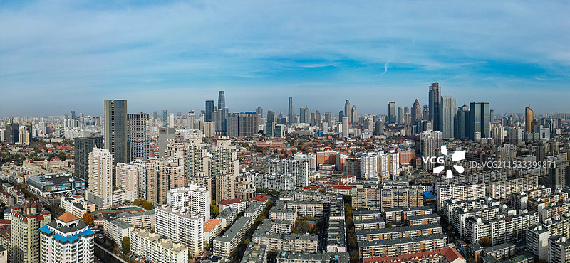 天津市 和平区 民园广场 庆王府 五大道 津湾广场图片素材