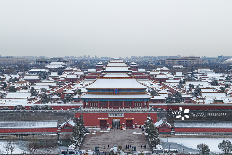 故宫冬韵图片素材