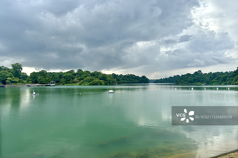 新加坡麦里芝水库风光图片素材