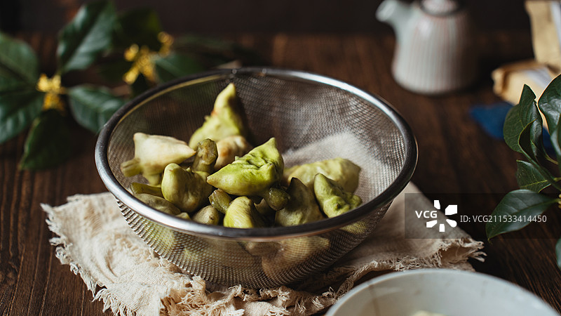 江南美食南湖菱图片素材