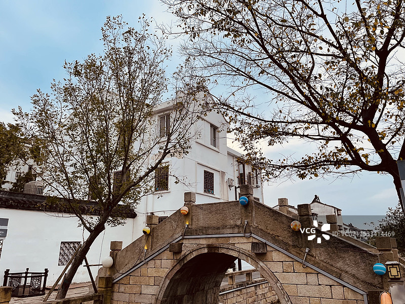 小桥流水图片素材