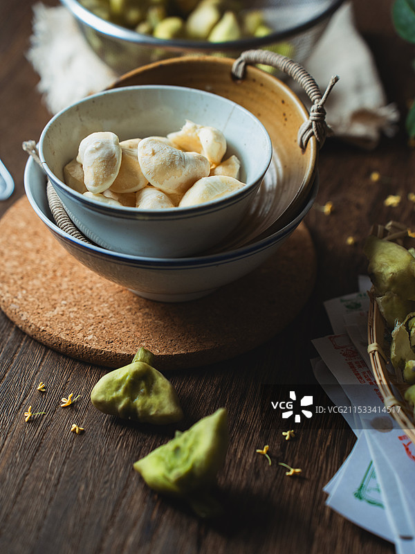 江南美食南湖菱图片素材