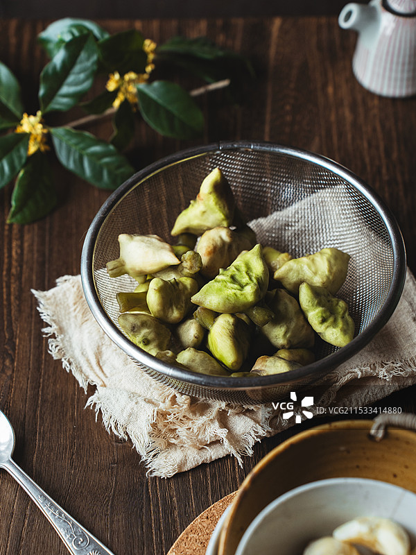 江南美食南湖菱图片素材