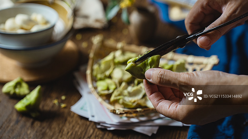 江南美食南湖菱图片素材