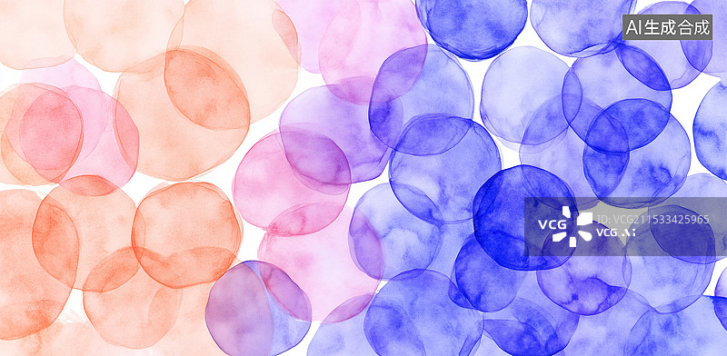 【AI数字艺术】充满梦幻氛围的无缝图案，采用水彩肥皂泡绘制，色调柔和自然，质感细腻，非常适合奇幻风格设计与创意项目。图片素材