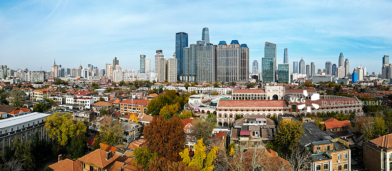 天津市 和平区 民园广场 庆王府 五大道 津湾广场图片素材