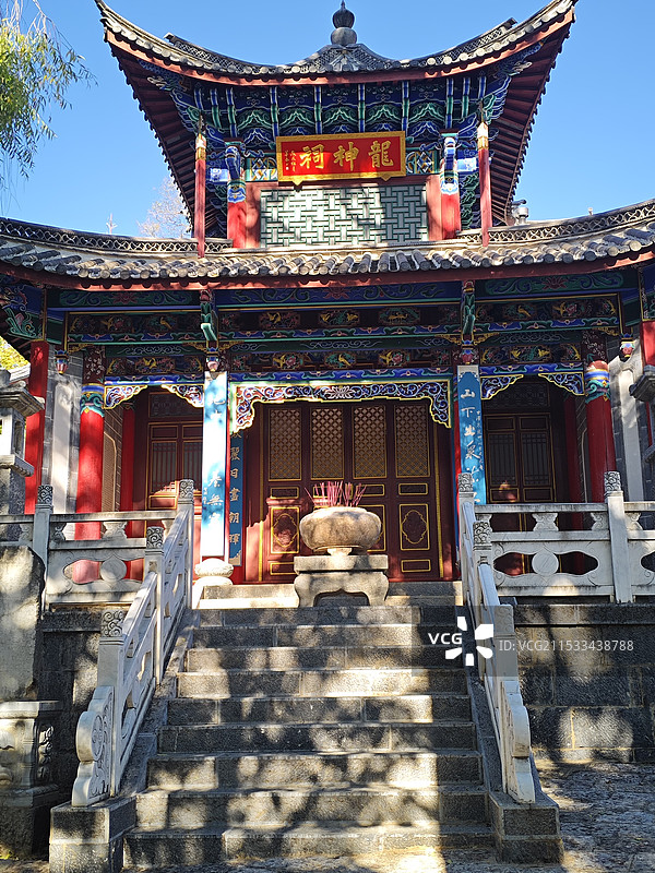 丽江古城龙神祠图片素材