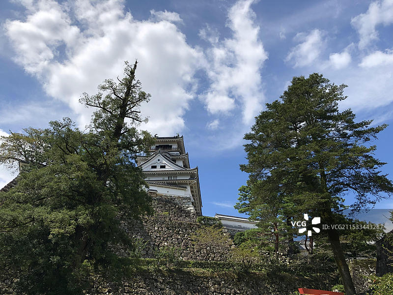 日本高知县高知城景色图片素材