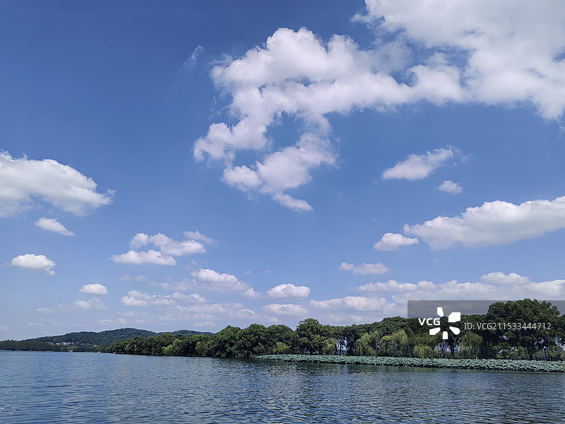 安静的西湖图片素材