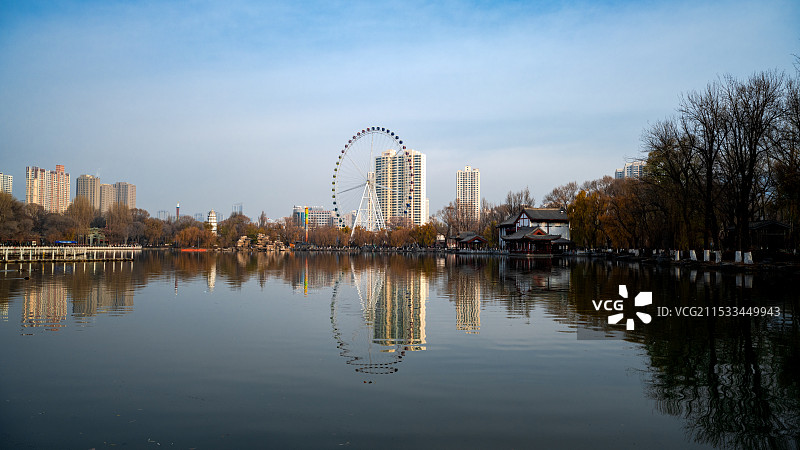 西宁人民公园图片素材