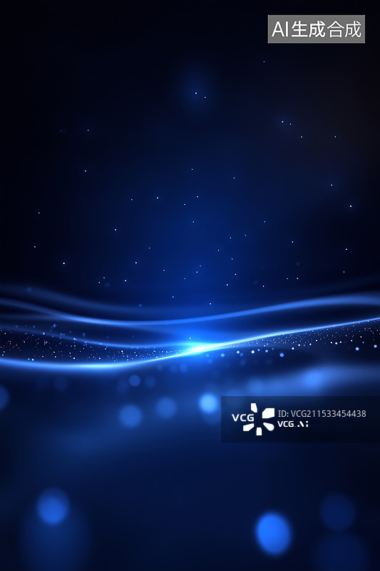 【AI数字艺术】科技海报发布会主视觉背景图片素材