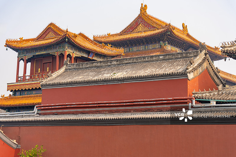 雍和宫外图片素材