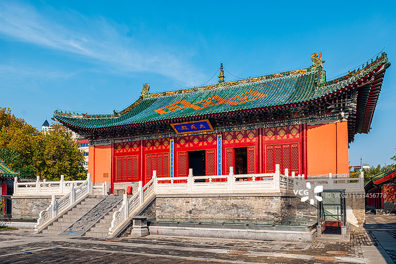 河南省郑州市管城回民区文庙大成殿图片素材