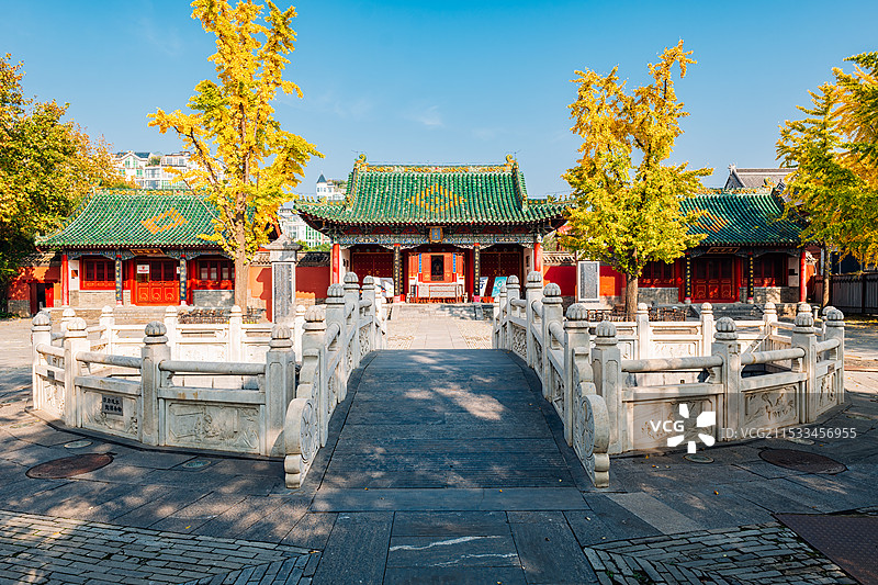河南省郑州市管城回民区东汉文庙建筑图片素材