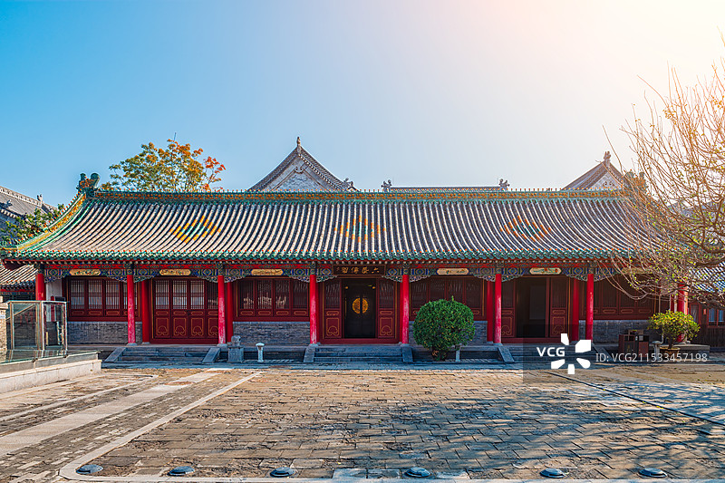 河南省郑州市管城回民区东汉文庙建筑图片素材