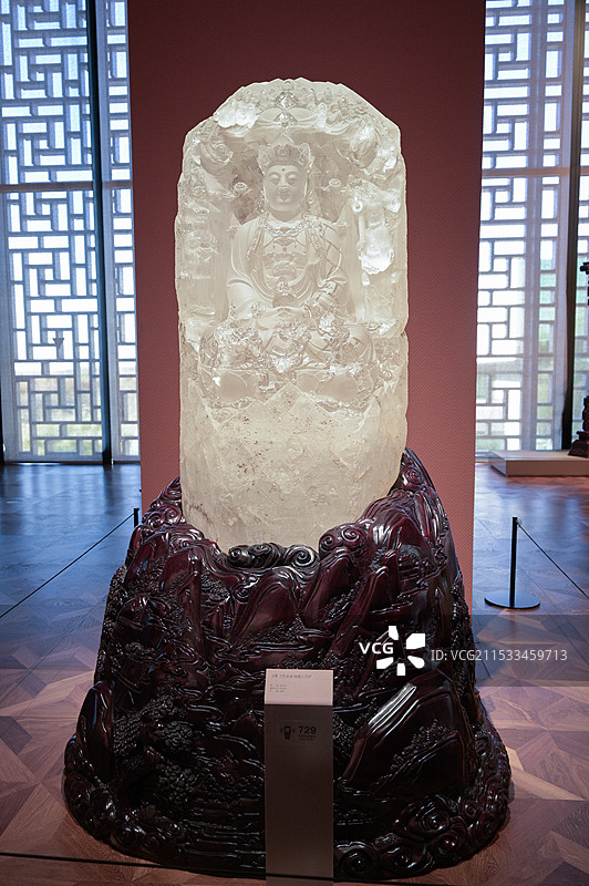 玉雕 天然水晶 地藏王菩萨图片素材