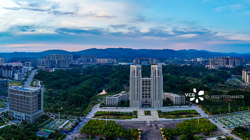 怀化市 鹤城区 体育中心 天星广场 听溪阁 万达 人民公园图片素材