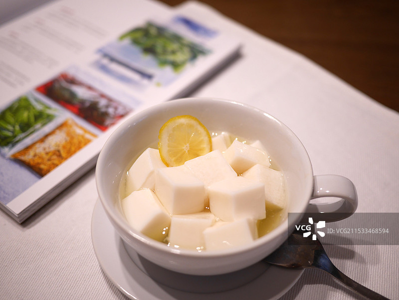 杏仁豆腐图片素材