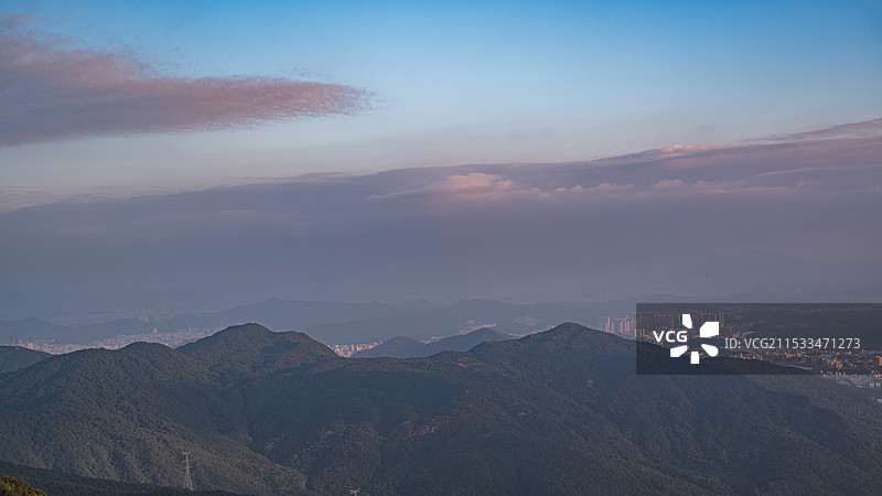 广东惠阳最高峰白云嶂风景图片素材