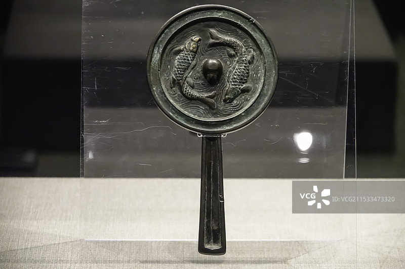 清水县博物馆馆藏宋代铜镜图片素材