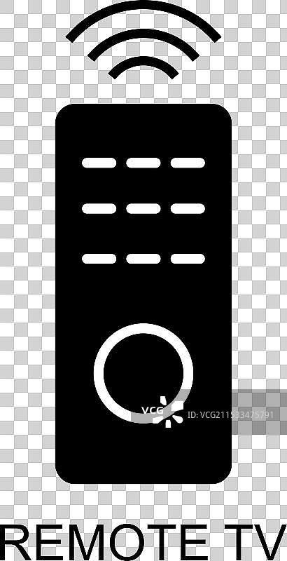 遥控电视设备图标控制技术媒体图片素材