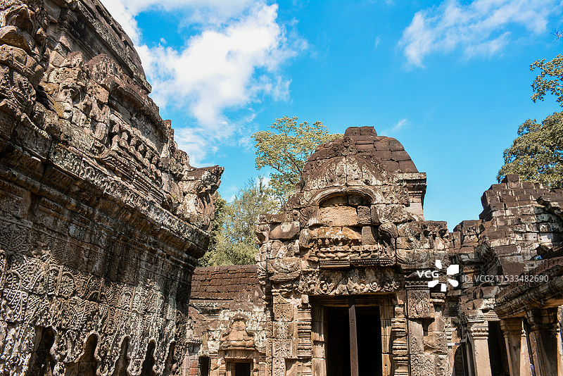 柬埔寨吴哥窟古建筑图片素材