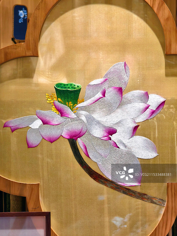 蜀绣（荷）图片素材