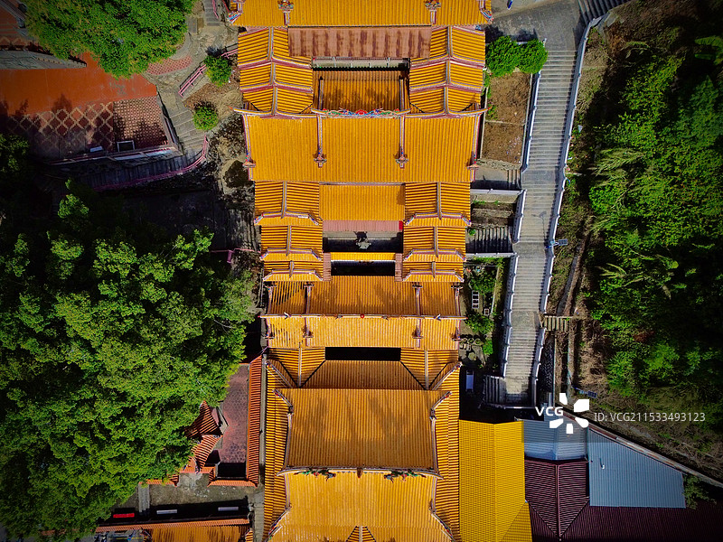 小雪时节，航拍打卡之安溪城隍庙图片素材