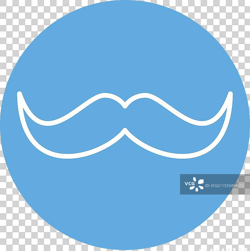 与时尚相关的胡子图标 蓝色眼睛图片素材