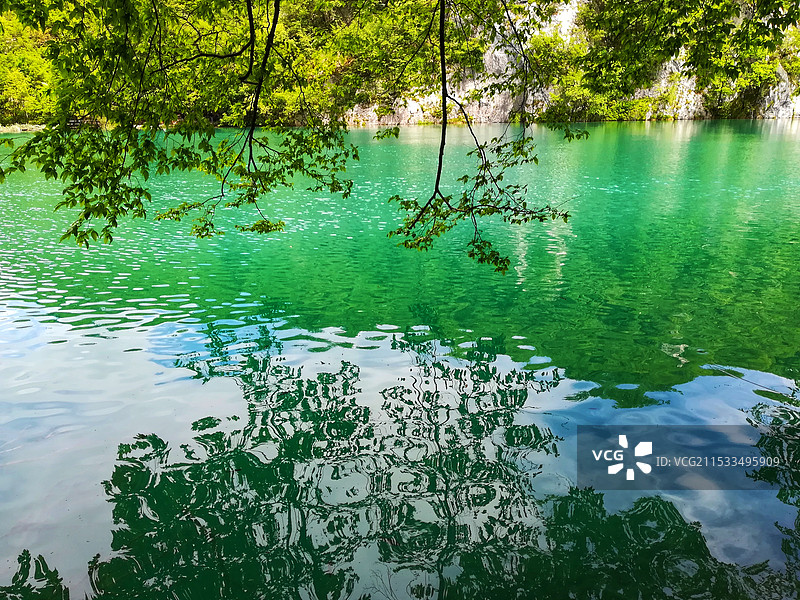 湖光山色图片素材