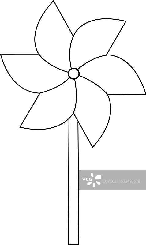 纸风车图标图片素材