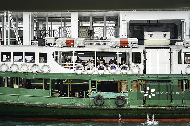 香港天星小轮，穿越百年历史图片素材